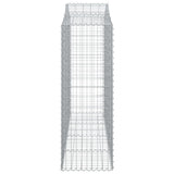 Cesti Gabbioni ad Arco 40 pz 200x50x140/160 cm Ferro Zincato