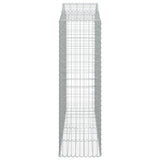 Cesti Gabbioni ad Arco 7 pz 200x50x160/180 cm Ferro Zincato