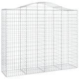 Cesti Gabbioni ad Arco 13 pz 200x50x160/180 cm Ferro Zincato