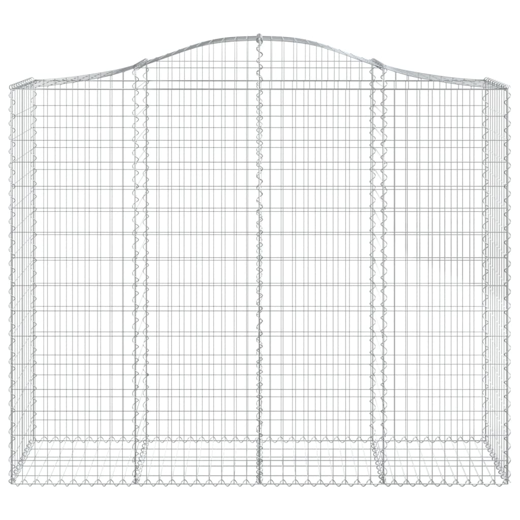 Cesti Gabbioni ad Arco 13 pz 200x50x160/180 cm Ferro Zincato