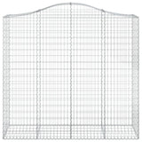 Cesti Gabbioni ad Arco 5 pz 200x50x180/200 cm Ferro Zincato