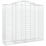 Cesti Gabbioni ad Arco 7 pz 200x50x180/200 cm Ferro Zincato