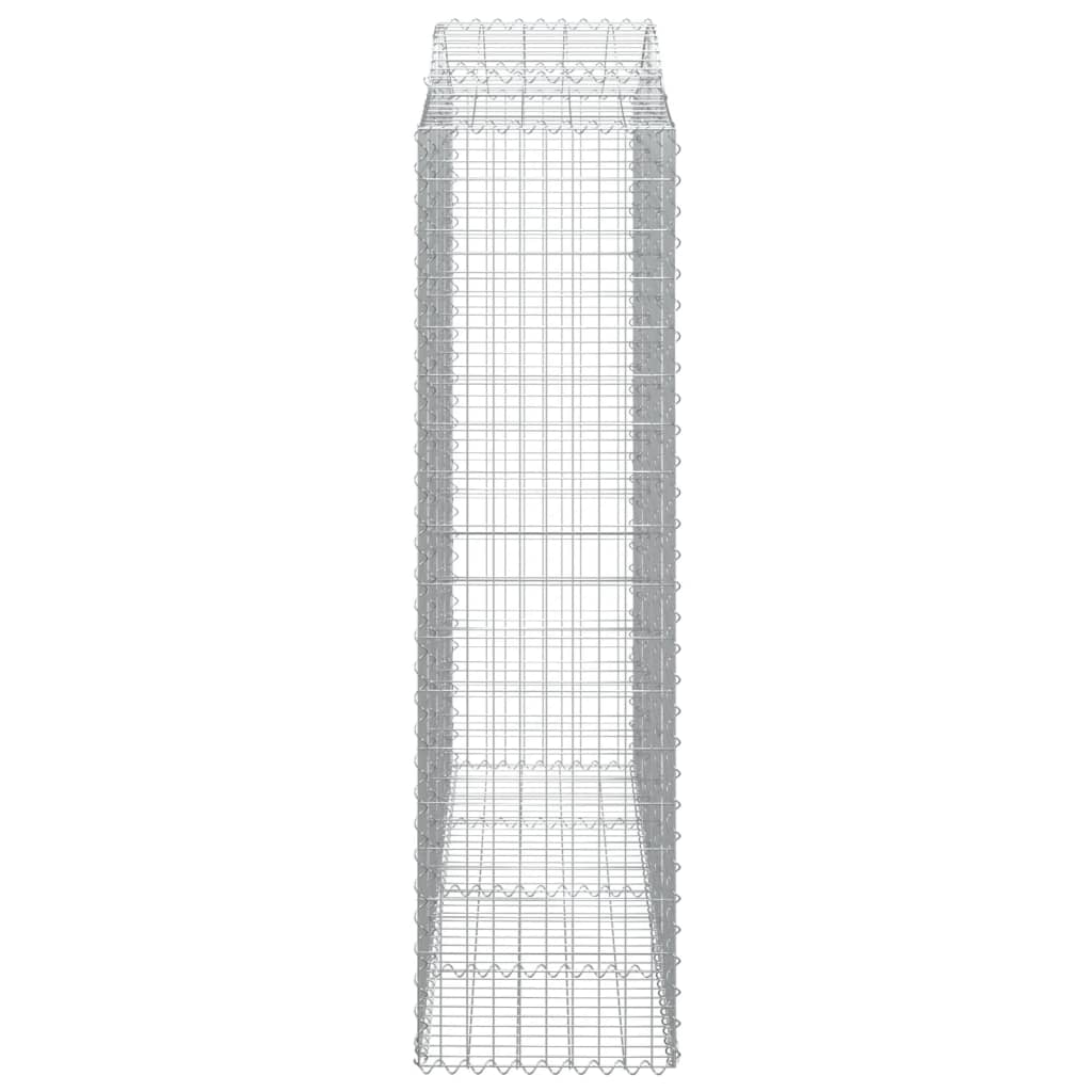 Cesti Gabbioni ad Arco 10 pz 200x50x180/200 cm Ferro Zincato