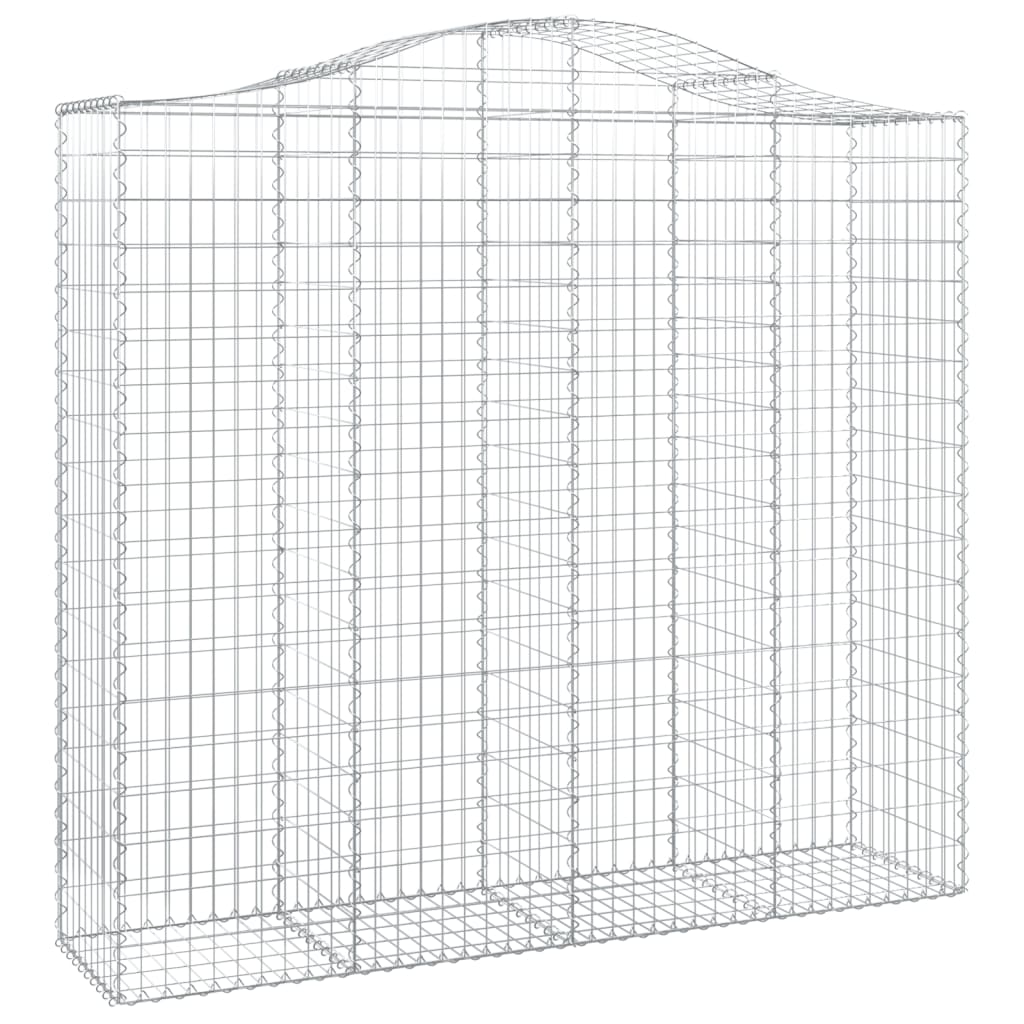 Cesti Gabbioni ad Arco 14 pz 200x50x180/200 cm Ferro Zincato