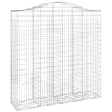 Cesti Gabbioni ad Arco 2 pz 200x50x200/220 cm Ferro Zincato