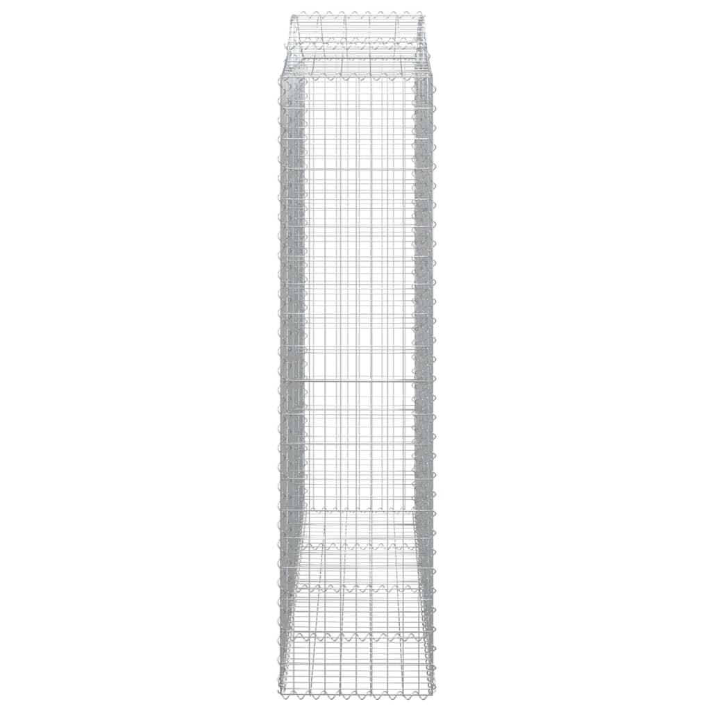 Cesti Gabbioni ad Arco 2 pz 200x50x200/220 cm Ferro Zincato