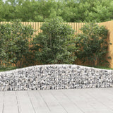 Cesti Gabbioni ad Arco 20 pz 400x30x40/60 cm Ferro Zincato