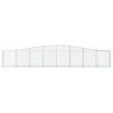 Cesti Gabbioni ad Arco 6 pz 400x30x60/80 cm Ferro Zincato