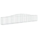 Cesti Gabbioni ad Arco 10 pz 400x30x60/80 cm Ferro Zincato