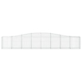 Cesti Gabbioni ad Arco 10 pz 400x30x60/80 cm Ferro Zincato