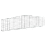 Cesti Gabbioni ad Arco 5 pz 400x30x80/100 cm Ferro Zincato