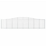 Cesti Gabbioni ad Arco 5 pz 400x30x80/100 cm Ferro Zincato