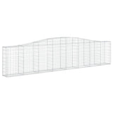 Cesti Gabbioni ad Arco 10 pz 400x30x80/100 cm Ferro Zincato