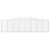 Cesti Gabbioni ad Arco 3 pz 400x30x100/120 cm Ferro Zincato