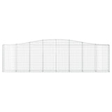 Cesti Gabbioni ad Arco 8 pz 400x30x100/120 cm Ferro Zincato