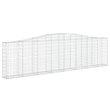 Cesti Gabbioni ad Arco 25 pz 400x30x100/120 cm Ferro Zincato