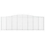 Cesti Gabbioni ad Arco 6 pz 400x30x120/140 cm Ferro Zincato
