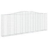 Cesti Gabbioni ad Arco 6 pz 400x30x140/160 cm Ferro Zincato