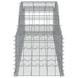 Cesti Gabbioni ad Arco 11 pz 300x50x40/60 cm Ferro Zincato