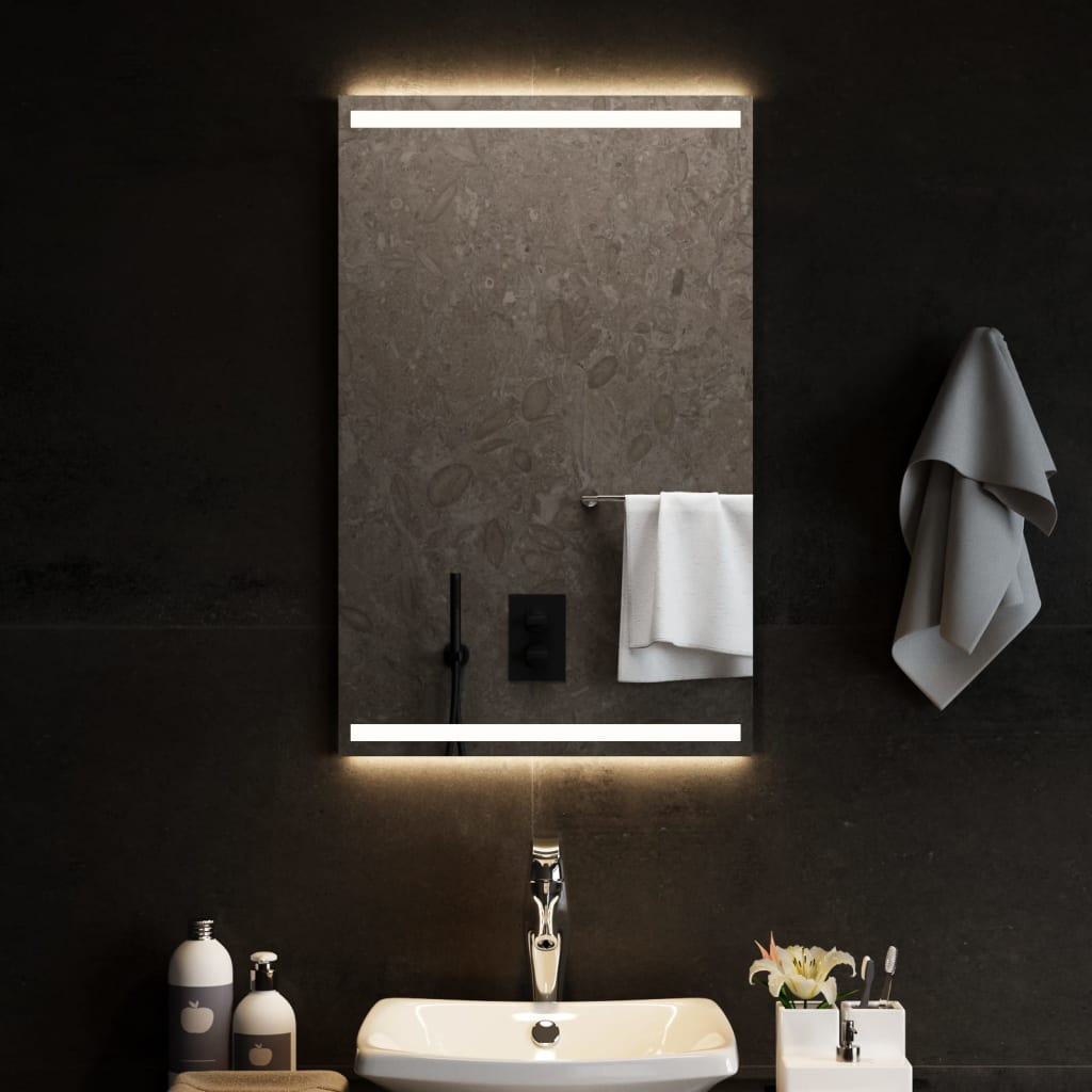 Specchio da Bagno con Luci LED 50x80 cm