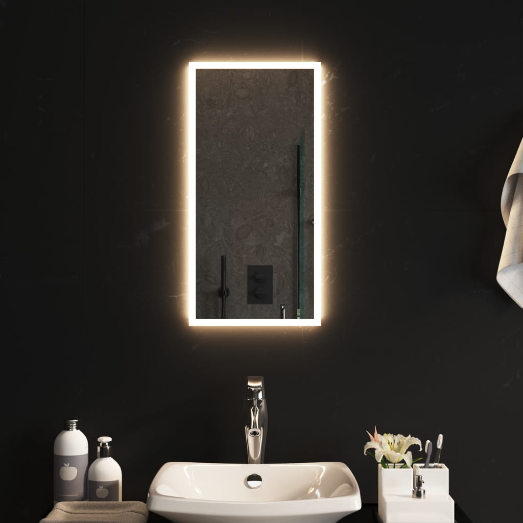 Specchio da Bagno con Luci LED 30x60 cm