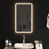 Specchio da Bagno con Luci LED 40x70 cm