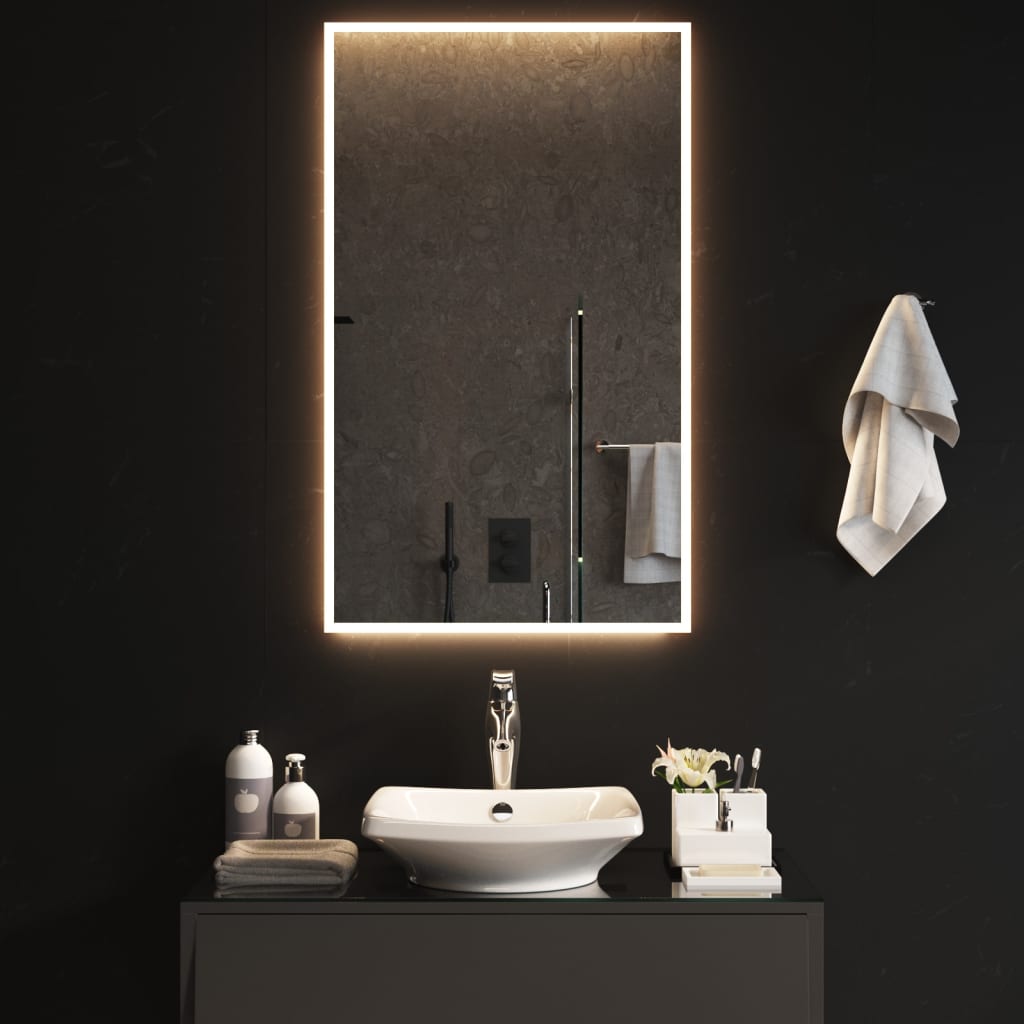 Specchio da Bagno con Luci LED 60x100 cm