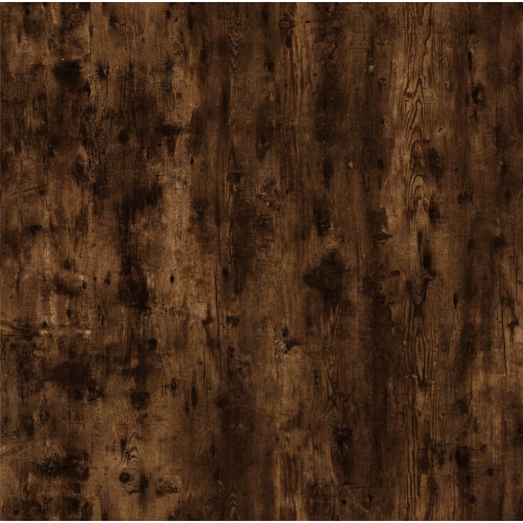 Comodino Rovere Fumo 41x40x36 cm in Legno Multistrato