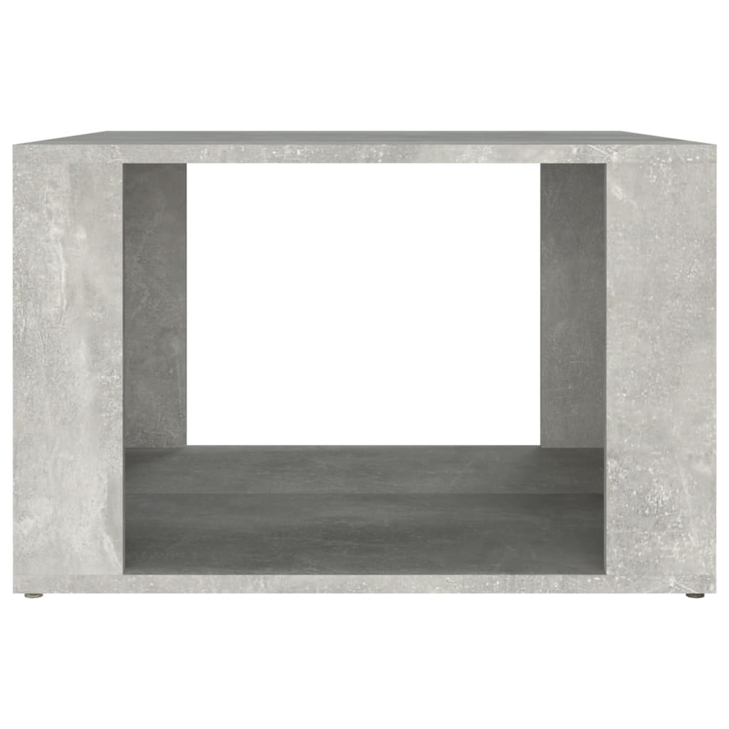 Comodino Grigio Cemento 57x55x36 cm in Legno Multistrato