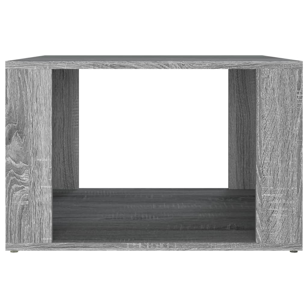 Comodino Grigio Sonoma 57x55x36 cm in Legno Multistrato