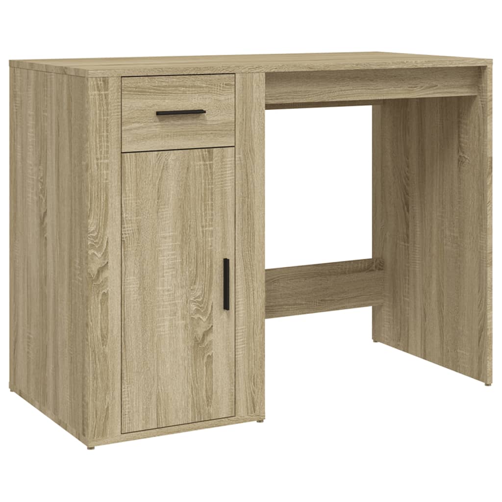 Scrivania Rovere Sonoma 100x49x75 cm in Legno Multistrato