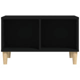 Tavolino da Salotto Nero 60x50x36,5 cm in Legno Multistrato