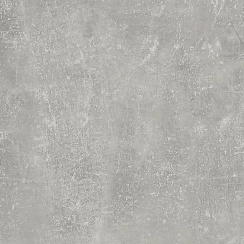 Tavolino Salotto Grigio Cemento 60x50x36,5 cm Legno Multistrato