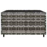 Set Divani da Giardino 4 pz con Cuscini in Polyrattan Grigio