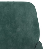 Poltrona Verde Scuro 62x79x79 cm Velluto