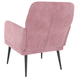 Poltrona Rosa 62x79x79 cm Velluto