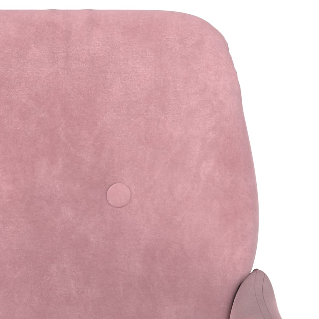 Poltrona Rosa 62x79x79 cm Velluto