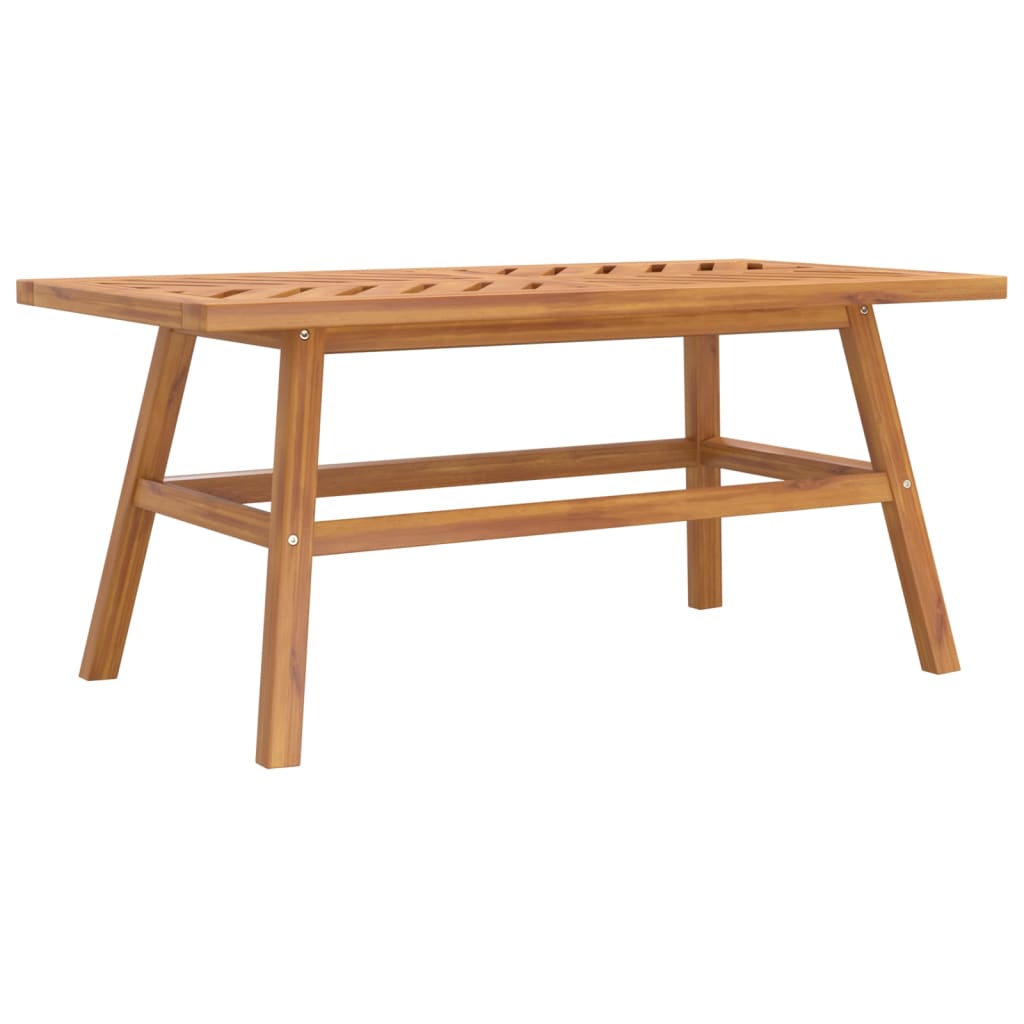 Set Salotto da Giardino 2 pz in Legno Massello di Acacia