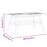 Set Salotto da Giardino 2 pz in Legno Massello di Acacia