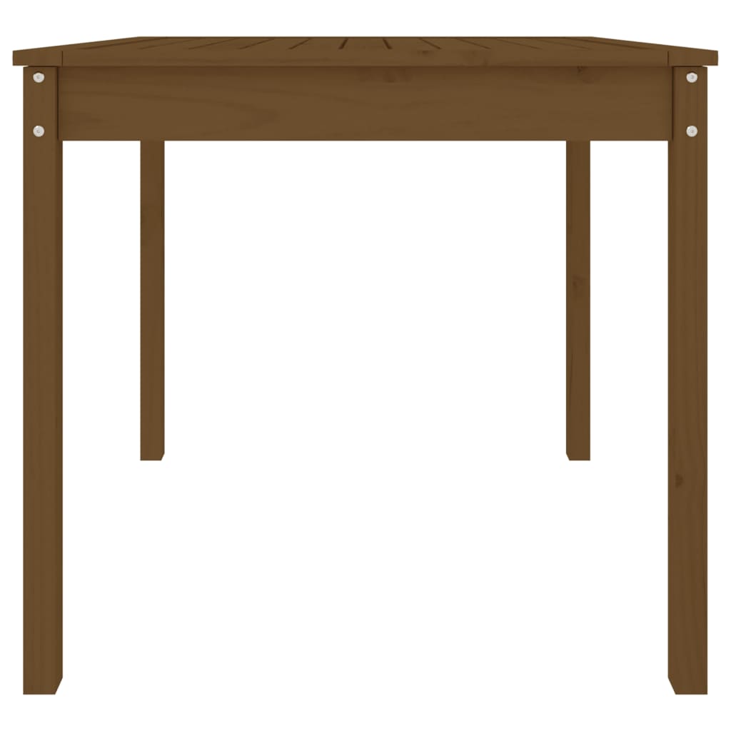 Tavolo da Giardino Miele 82,5x82,5x76 cm Legno Massello di Pino