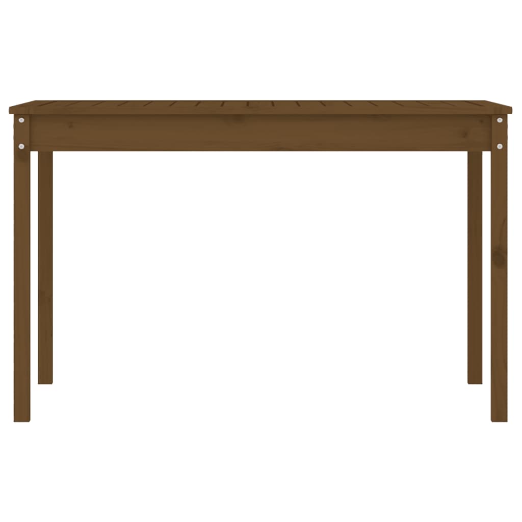 Tavolo da Giardino Miele 121x82,5x76 cm Legno Massello di Pino