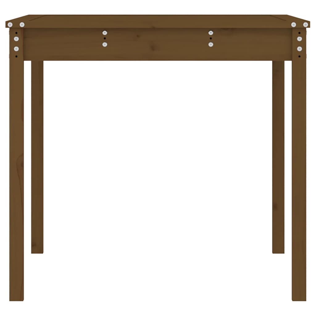 Tavolo da Giardino Miele 121x82,5x76 cm Legno Massello di Pino