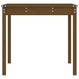 Tavolo da Giardino Miele 121x82,5x76 cm Legno Massello di Pino