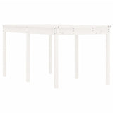 Tavolo da Giardino Bianco 159,5x82,5x76cm Legno Massello Pino