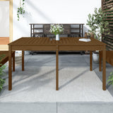 Tavolo da Giardino Miele 159,5x82,5x76cm Legno Massello di Pino