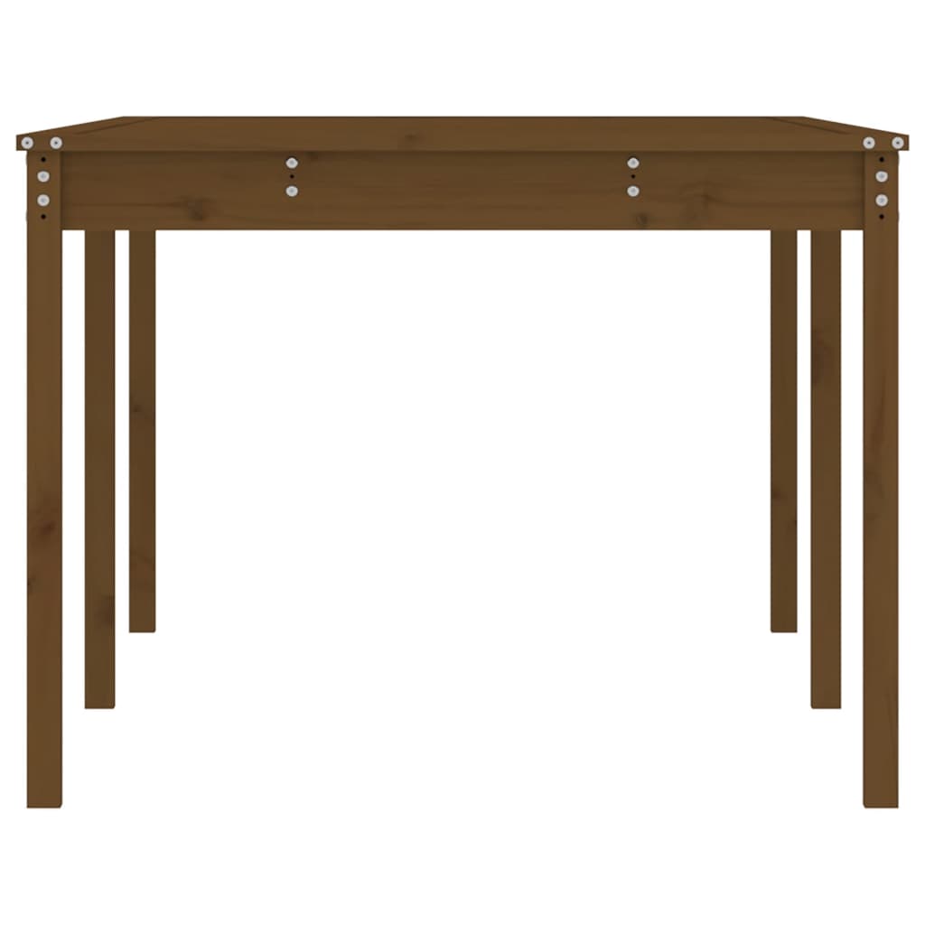 Tavolo da Giardino Miele 203,5x100x76cm Legno Massello di Pino