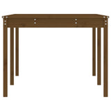 Tavolo da Giardino Miele 203,5x100x76cm Legno Massello di Pino