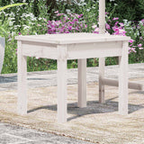 Panca da Giardino Bianca 50x44x45 cm Legno Massello di Pino