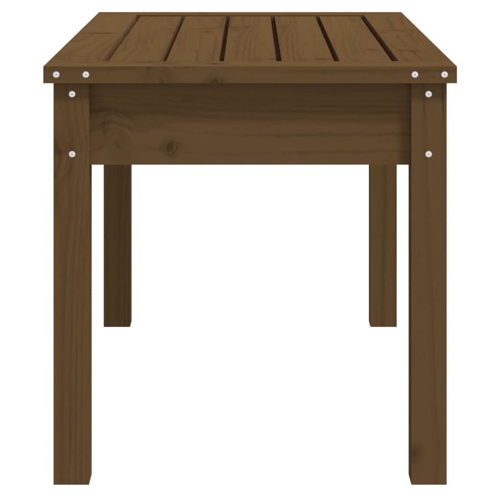 Panca da Giardino Miele 80x44x45 cm Legno Massello di Pino