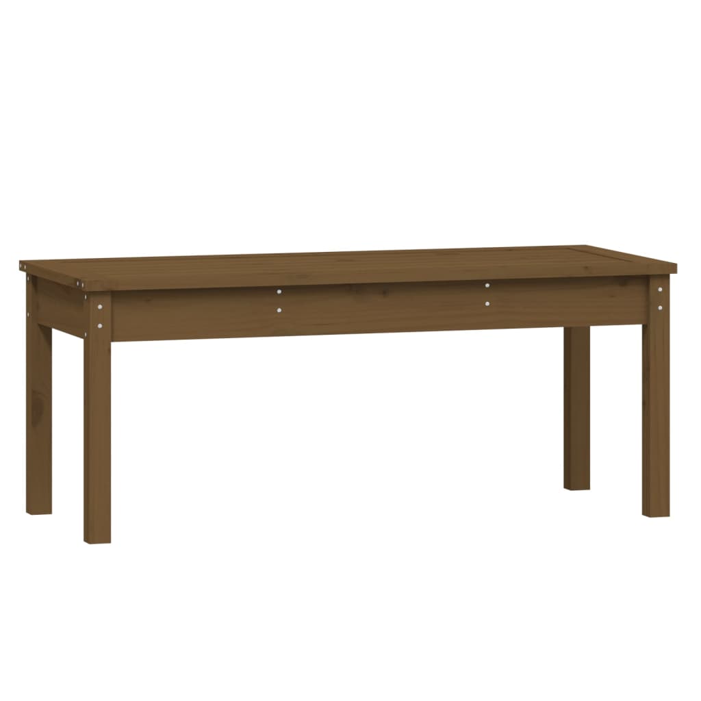 Panca da Giardino Miele 109x44x45 cm Legno Massello di Pino